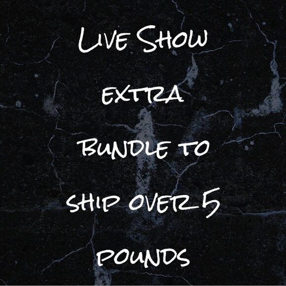 Extra Shipping for Live Shows - PLEASE READ - Picture 1 of 1